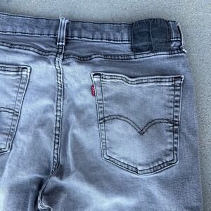 Levi's 514 36x34 Straight Fit Jeans Men's Grey